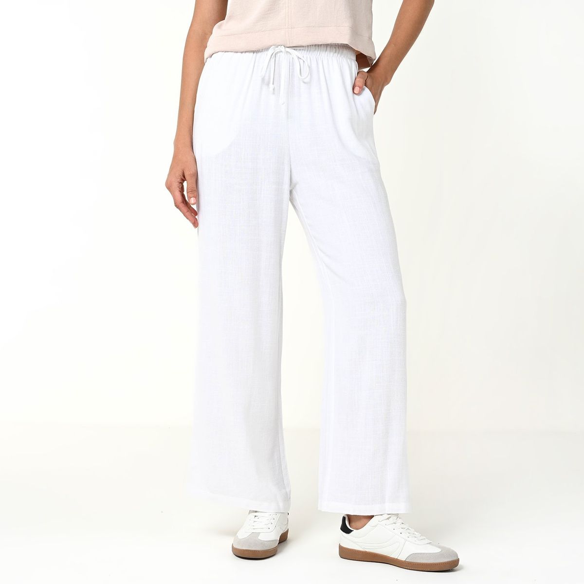 UNIVERSITY CLUB - Pantalón Wide Leg Mujer Tiro alto University Club