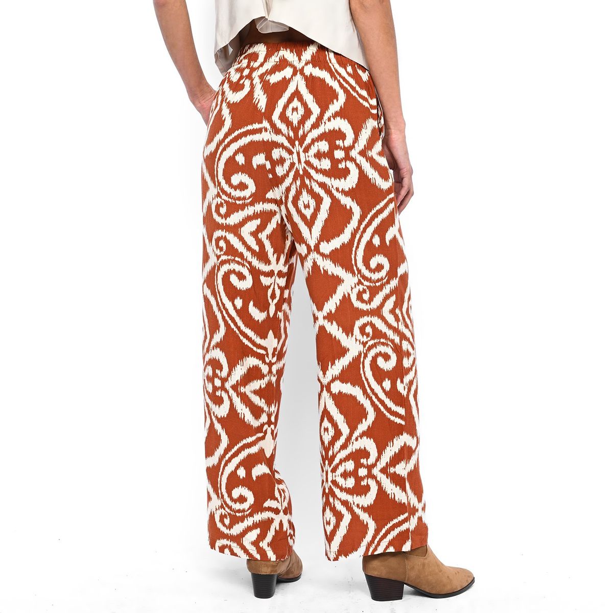 UNIVERSITY CLUB - Pantalón Wide Leg Mujer Tiro alto University Club