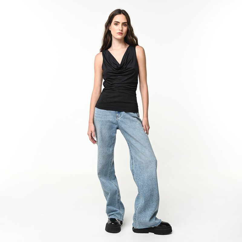 MOSSIMO - Blusa Mujer Sin mangas Mossimo