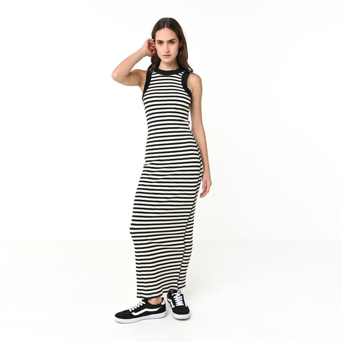 DENIMLAB - Vestido Mujer Largo de Algodón Denimlab