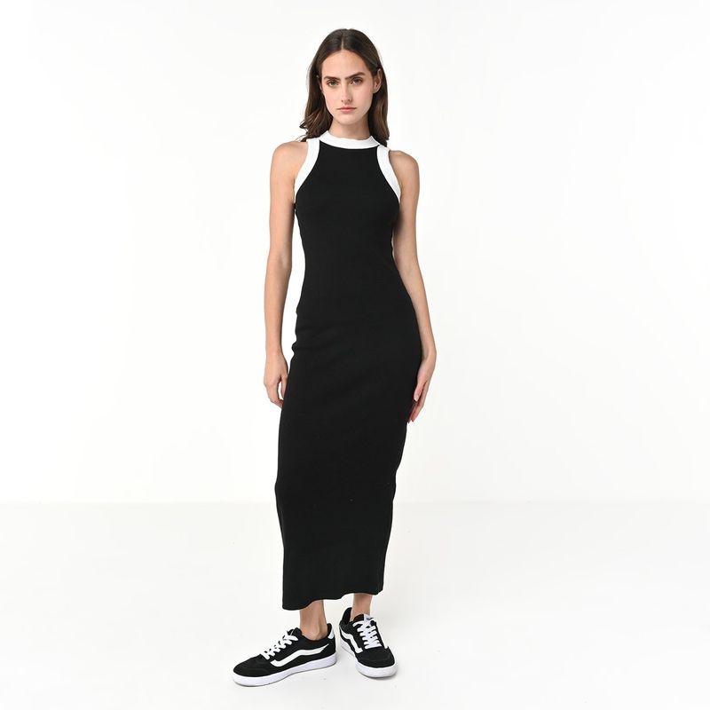 DENIMLAB - Vestido Mujer Largo de Algodón Denimlab