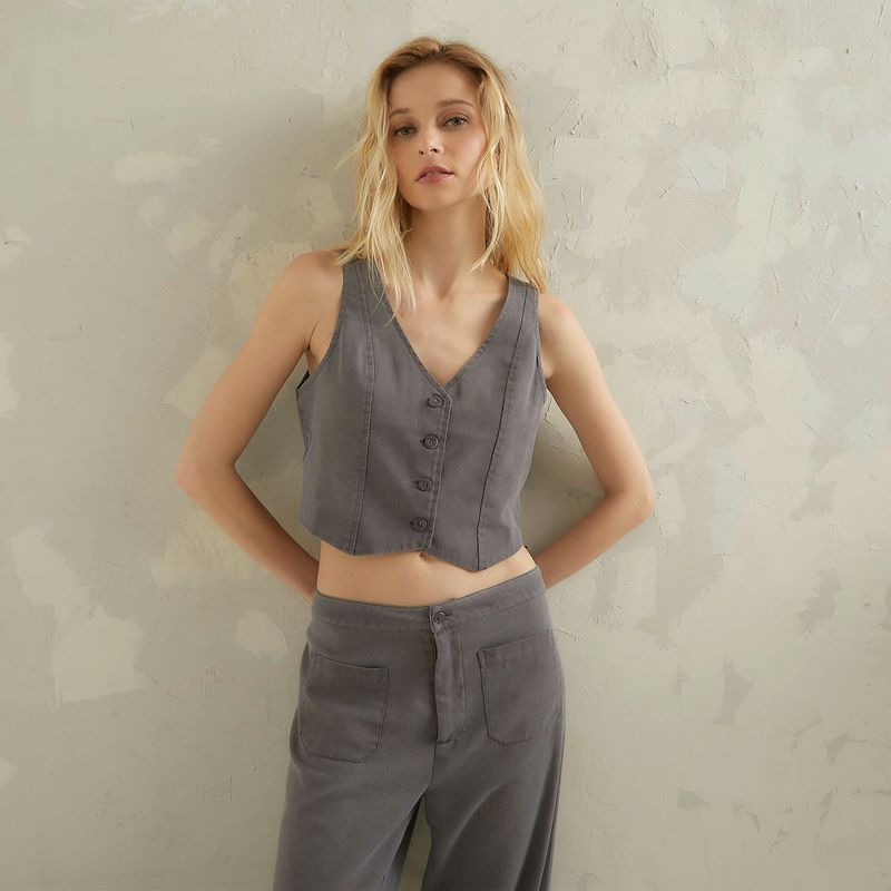 DENIMLAB - Blusa Mujer Sin mangas Denimlab