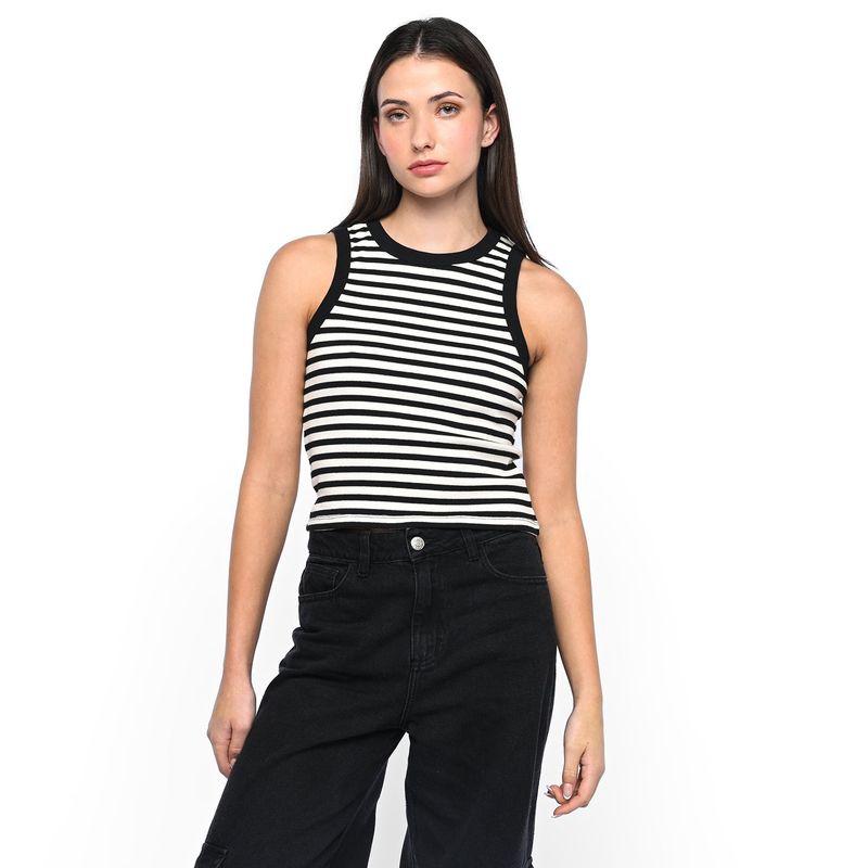 DENIMLAB - Top esqueleto Mujer Sin mangas de Algodón Denimlab