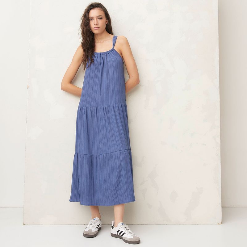DENIMLAB - Vestido Largo para Mujer Denimlab