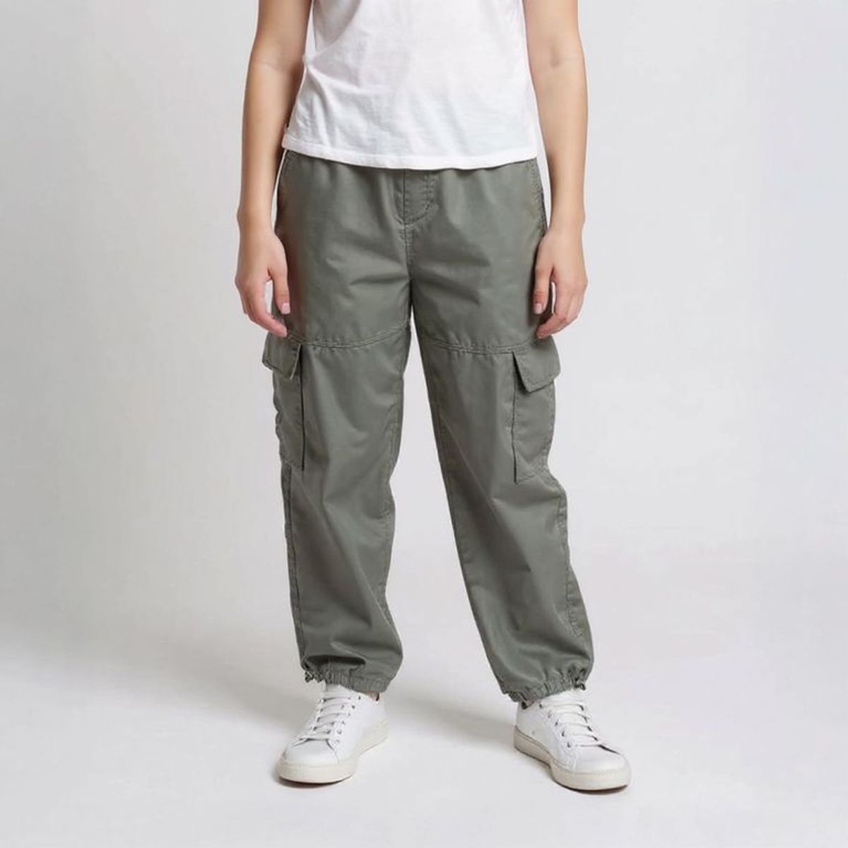 ELV - Pantalón Niña Cintura elásticada Algodón ELV