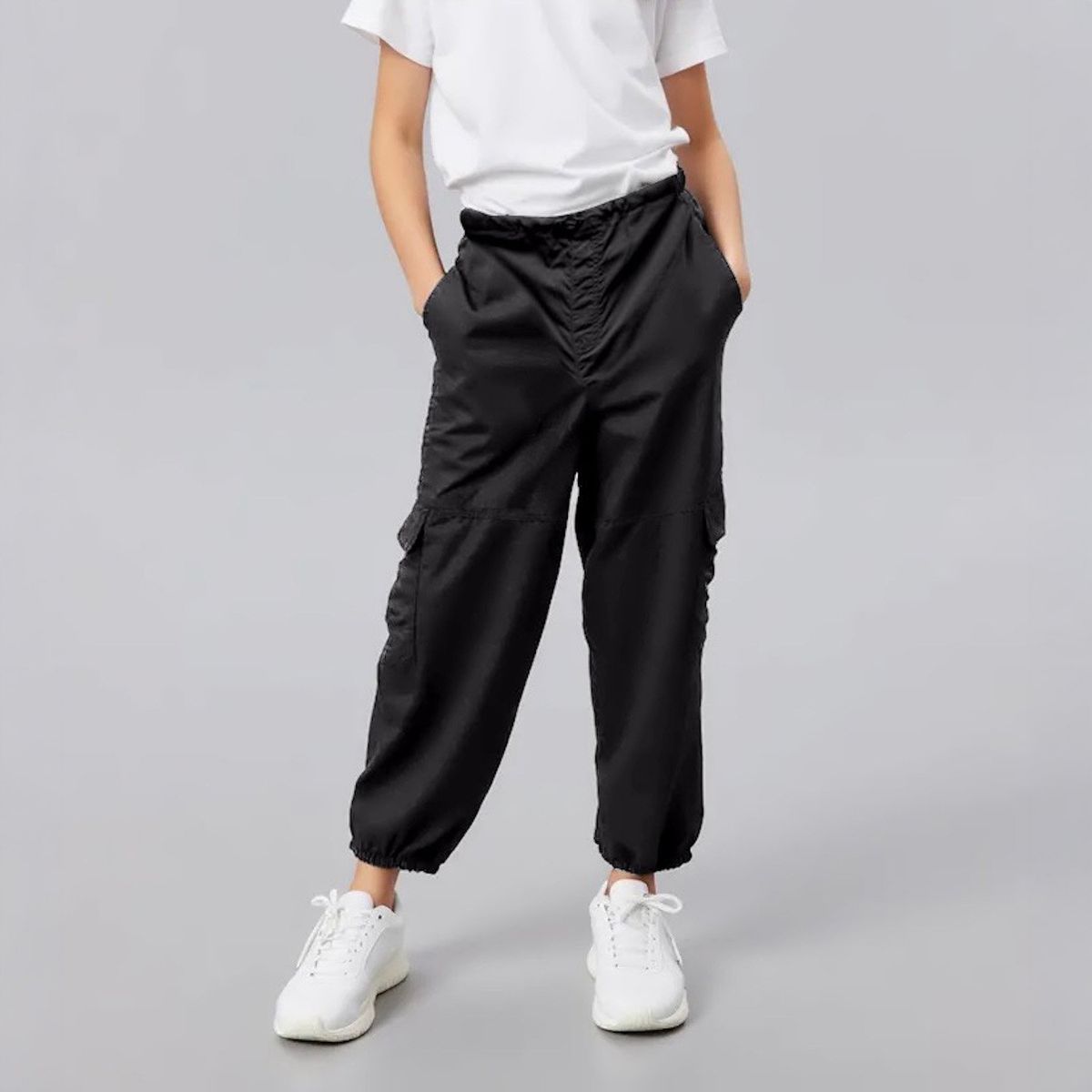 ELV - Pantalón Niña Cintura elásticada Algodón ELV