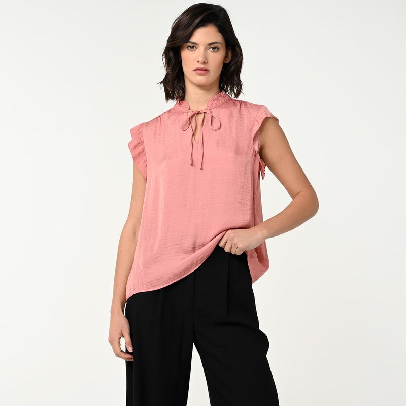 UNIVERSITY CLUB - Blusa Mujer Sin mangas Satín University Club
