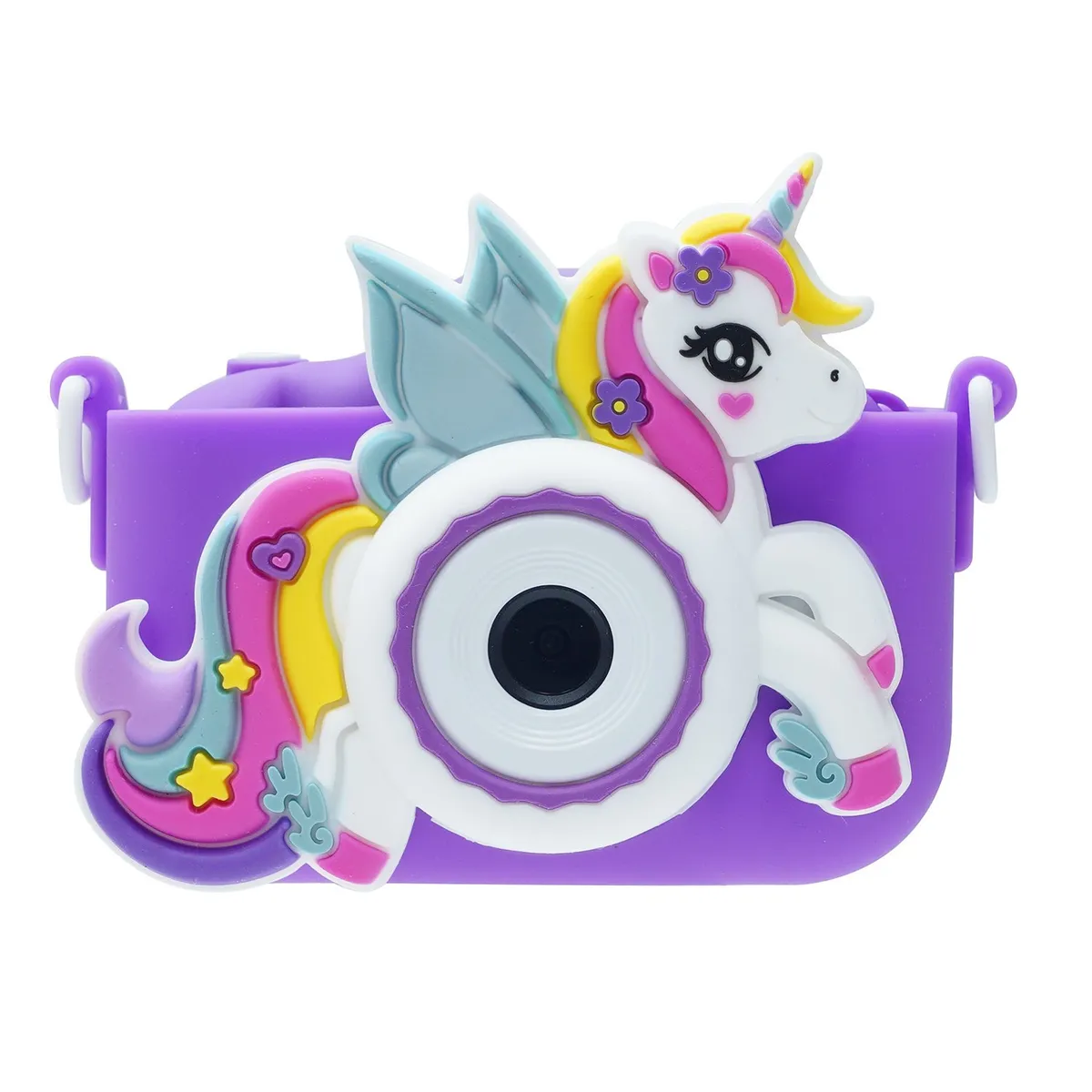 KIDS N PLAY - Cámara para niños digital de Unicornio, graba videos y toma fotos