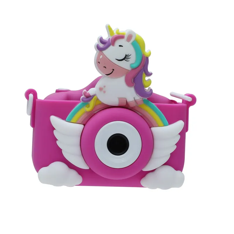 KIDS N PLAY - Cámara para niños digital de Unicornio, graba videos y toma fotos