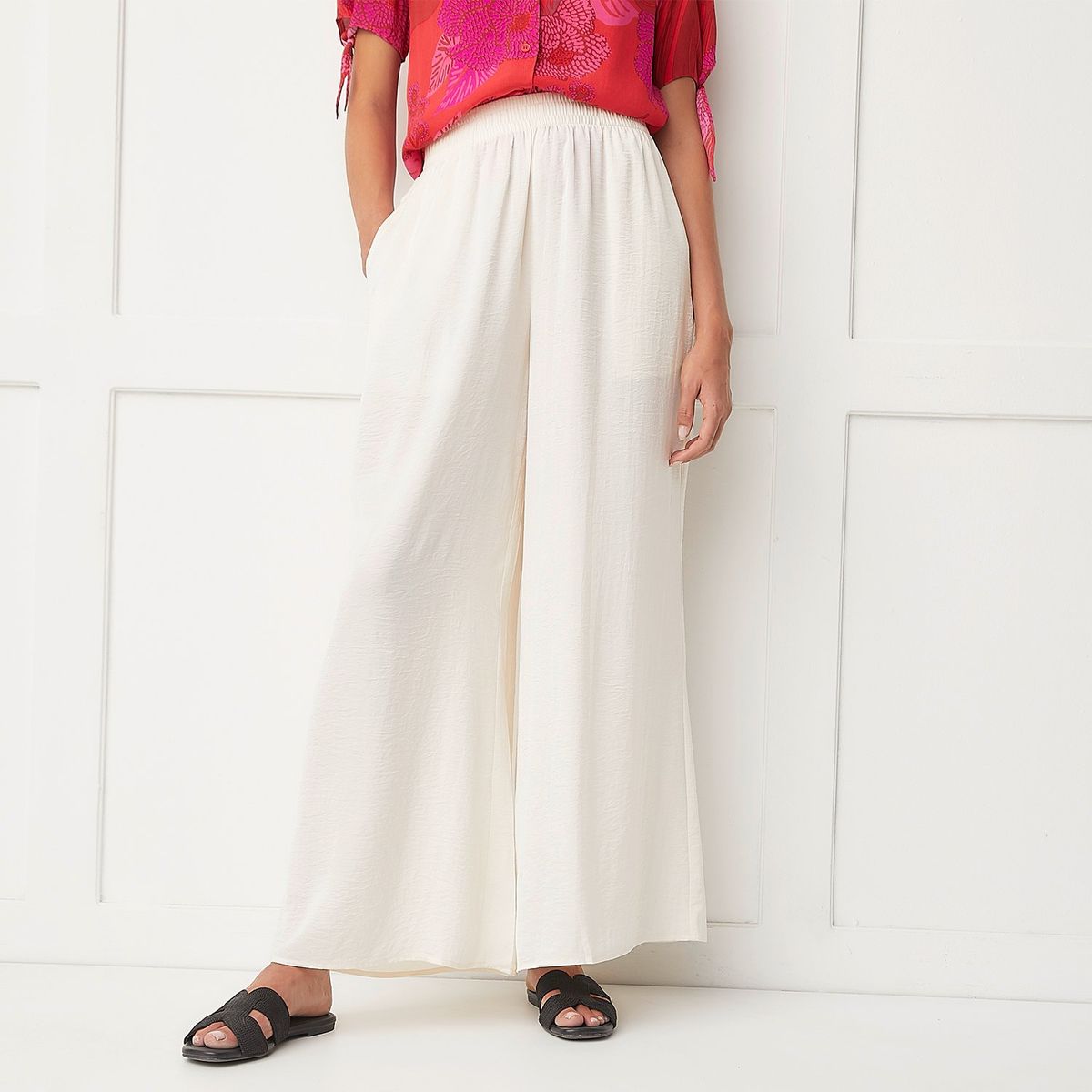 BASEMENT - Pantalón Palazzo Mujer Basement