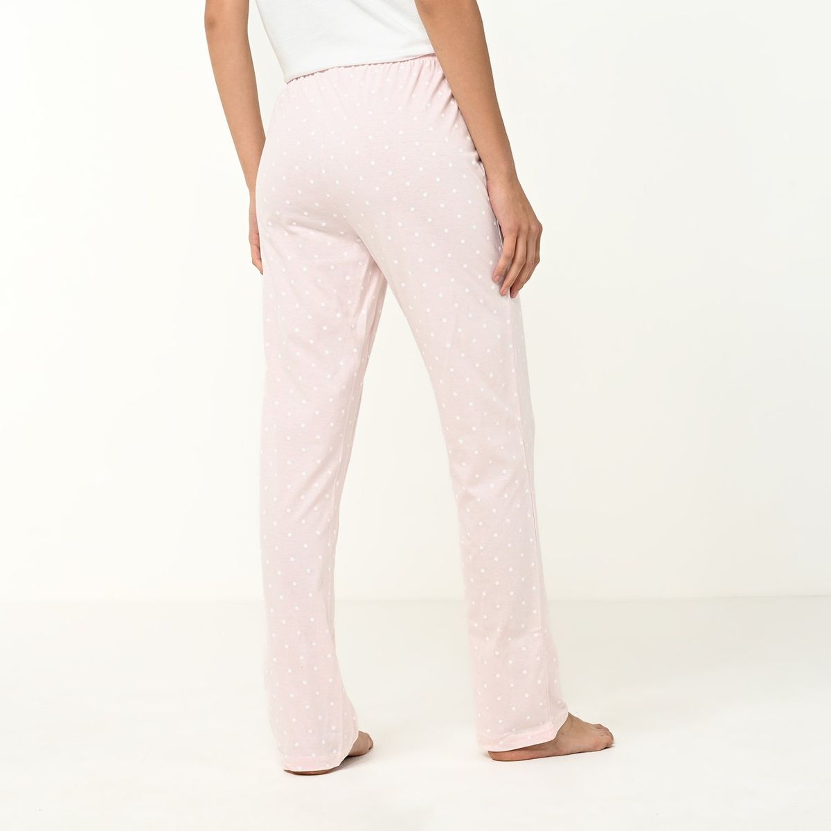 SYBILLA - Pantalón de pijama Mujer Largo de Algodón Sybilla