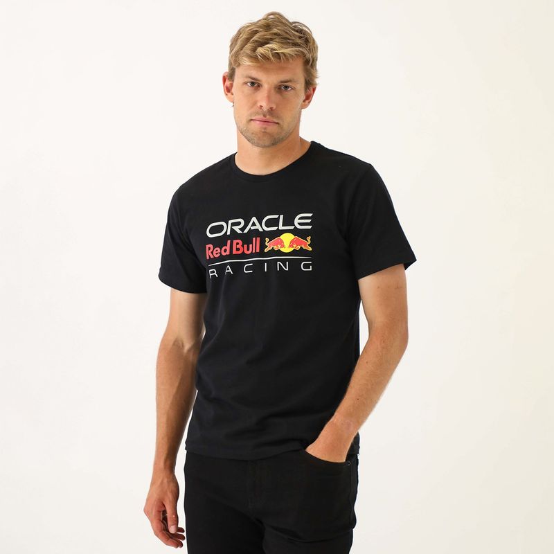 REDBULL - Camiseta Manga Corta de Algodón Oracle Red Bull Racing