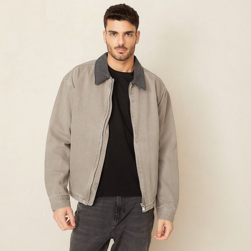 BASEMENT - Chaqueta Hombre de Algodón Basement