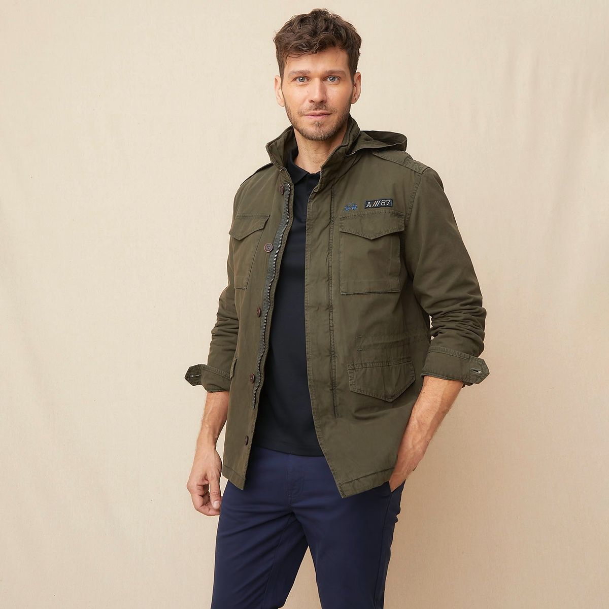 LA MARTINA - Chaqueta Hombre de Algodón La Martina