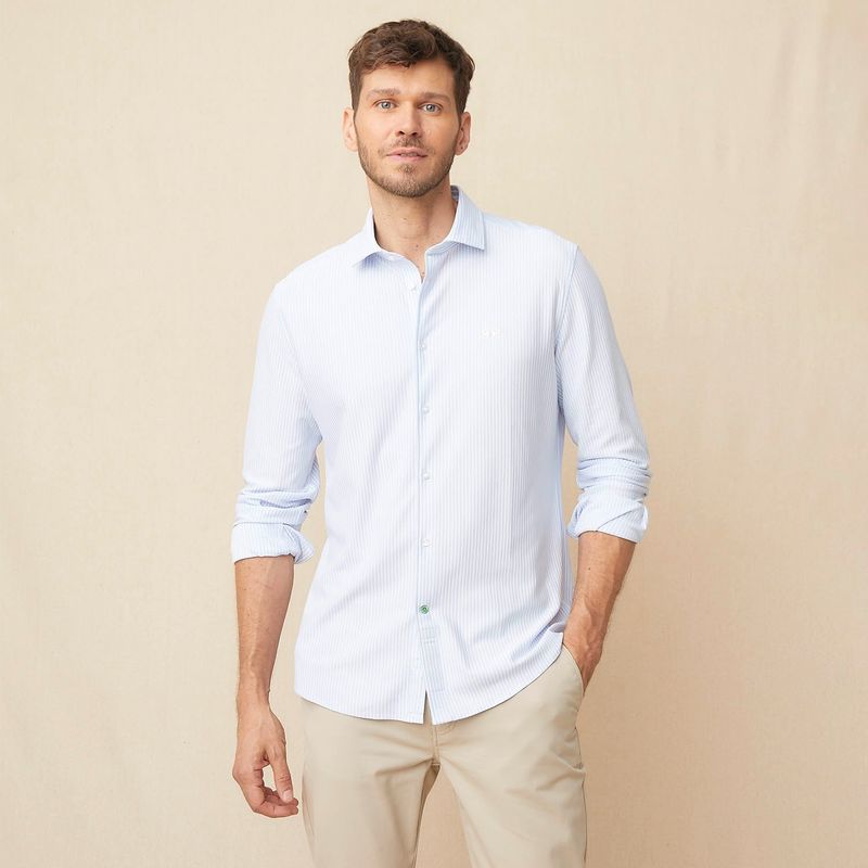 LA MARTINA - Camisa Hombre de Rayas Manga larga Slim La Martina