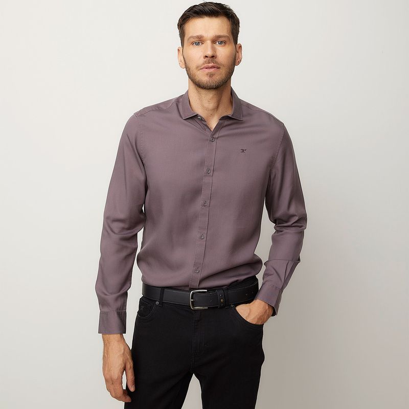 WOLF & HANK - Camisa Hombre Manga larga Slim Wolf & Hank