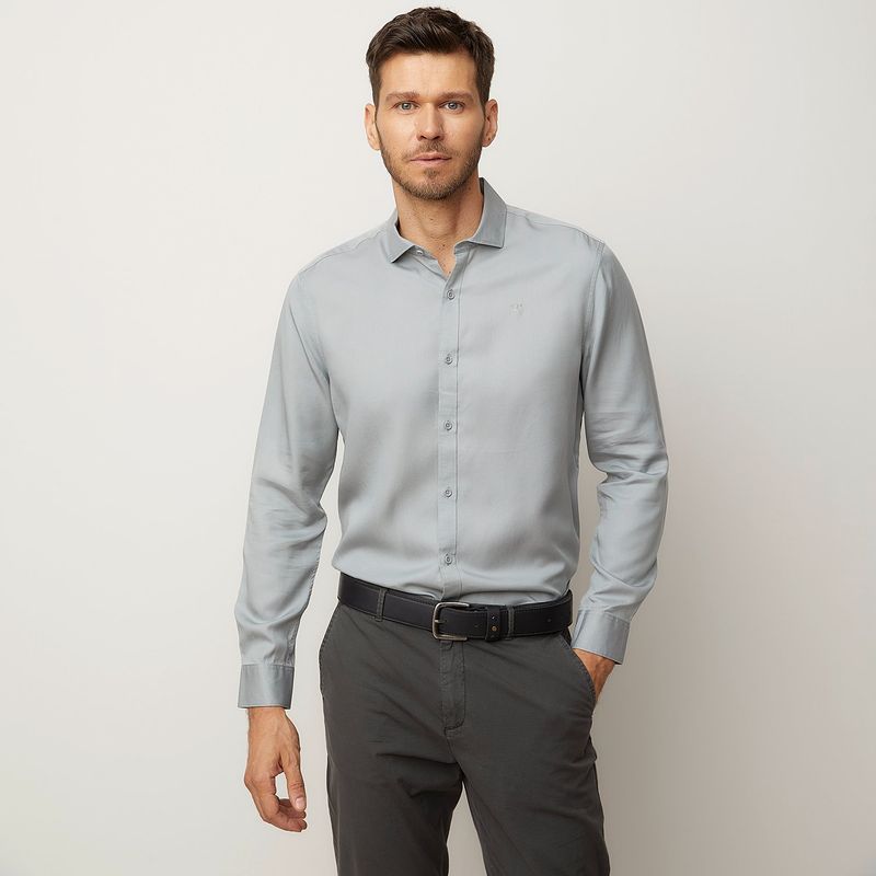 WOLF & HANK - Camisa Hombre Manga larga Slim Wolf & Hank