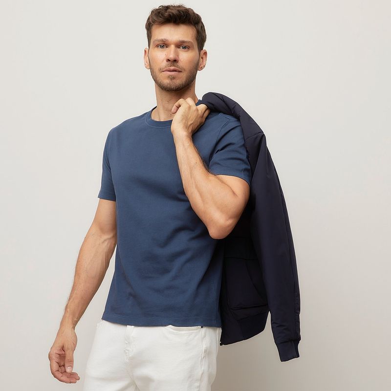 WOLF & HANK - Camiseta Hombre Manga corta de Algodón Wolf & Hank