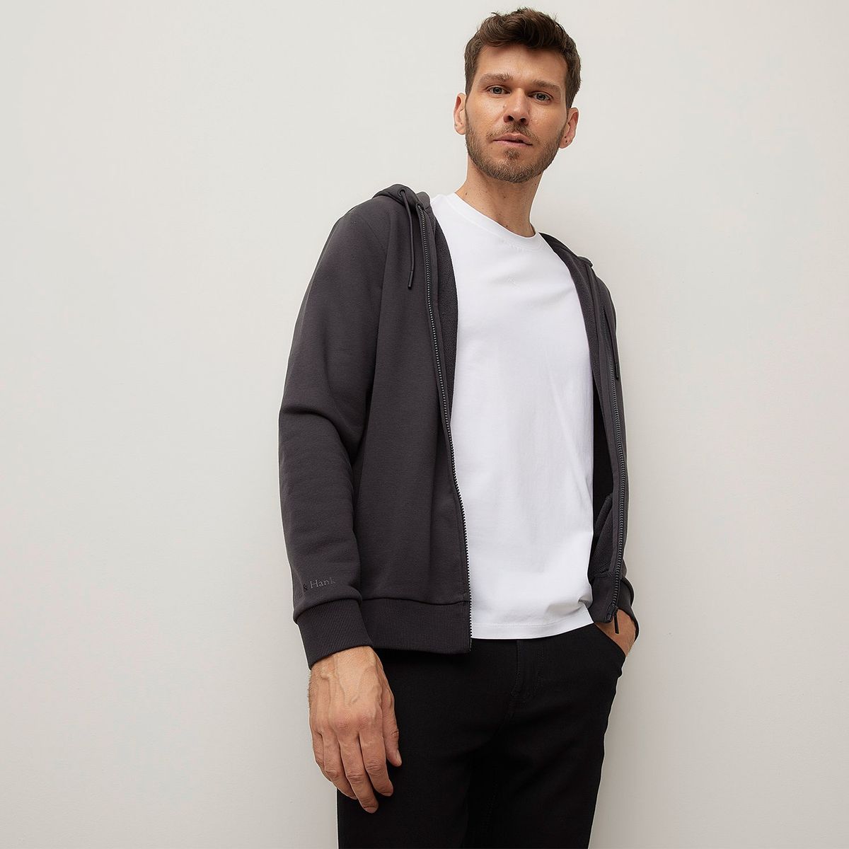 WOLF & HANK - Camiseta Hombre Manga corta de Algodón Wolf & Hank