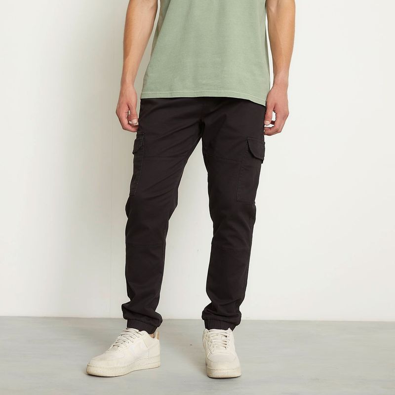 BEARCLIFF - Pantalón cargo Hombre Jogger de Algodón Bearcliff