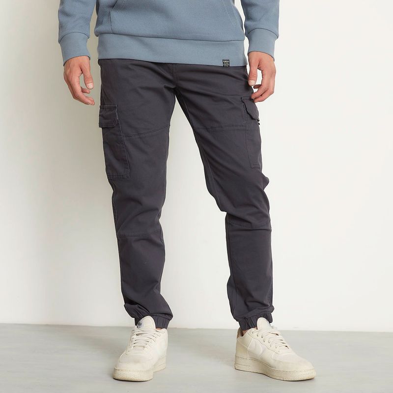 BEARCLIFF - Pantalón cargo Hombre Jogger de Algodón Bearcliff
