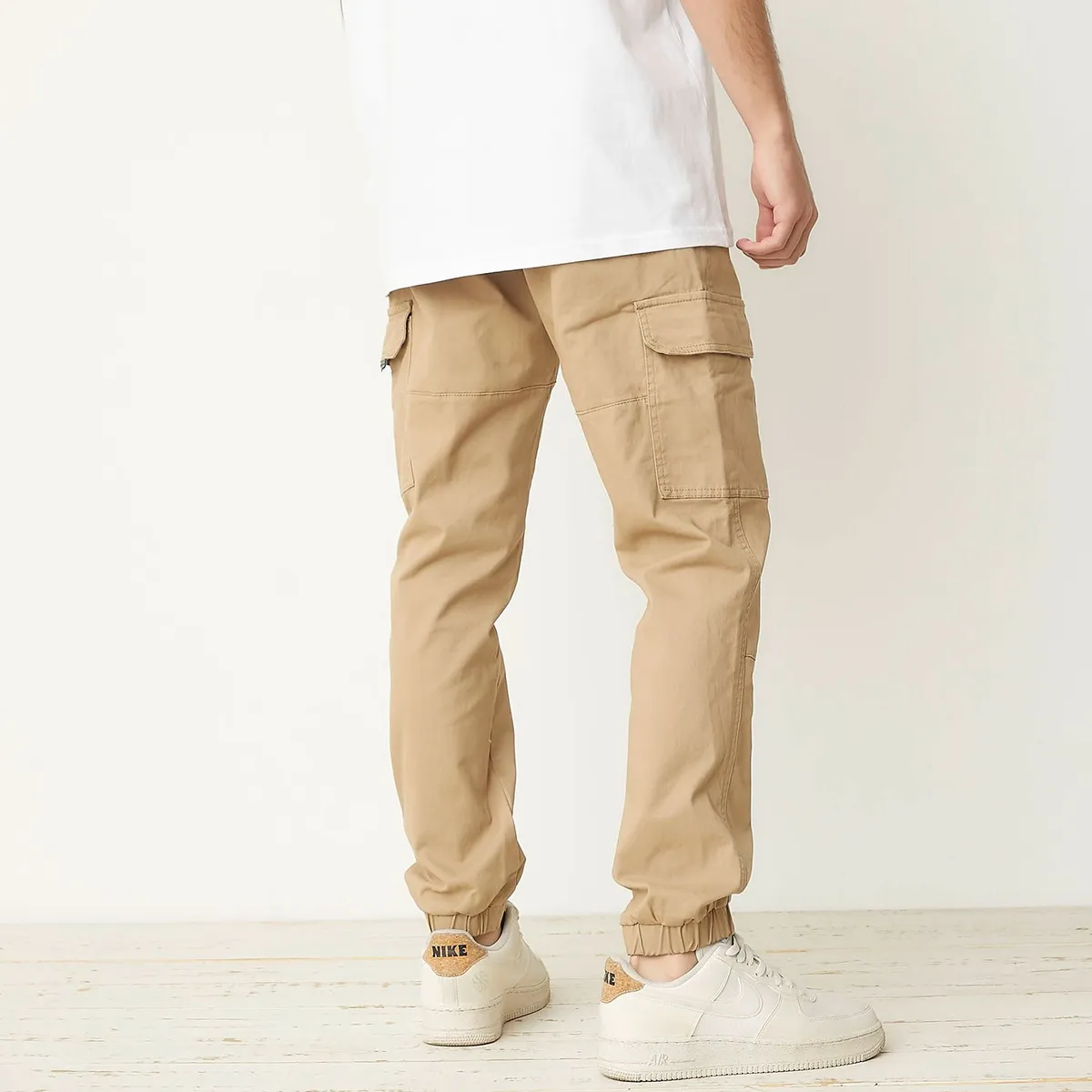 BEARCLIFF - Pantalón cargo Hombre Jogger de Algodón Largo 32 Bearcliff