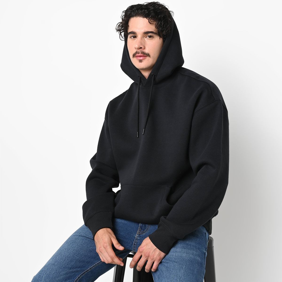 BEARCLIFF - Hoodie Hombre de Algodón Bearcliff