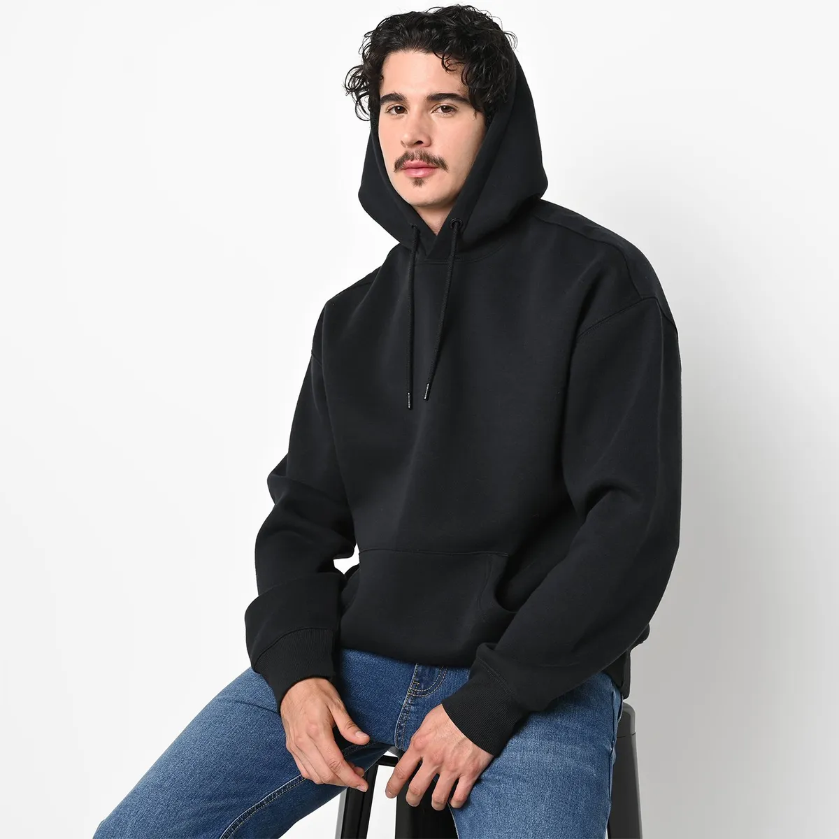 BEARCLIFF - Hoodie Hombre de Algodón Bearcliff