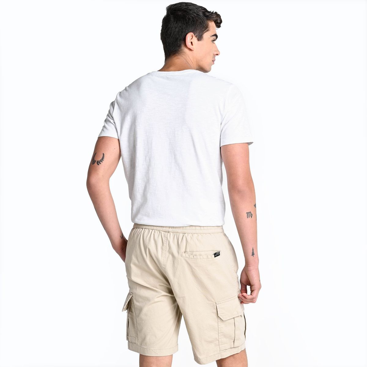 BEARCLIFF - Bermuda Hombre Cargo de Algodón Bearcliff
