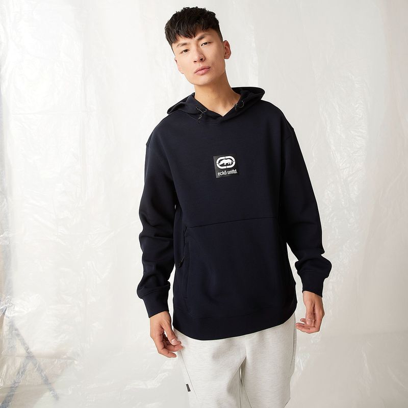 ECKO - Hoodie Hombre Logo de Algodón Ecko