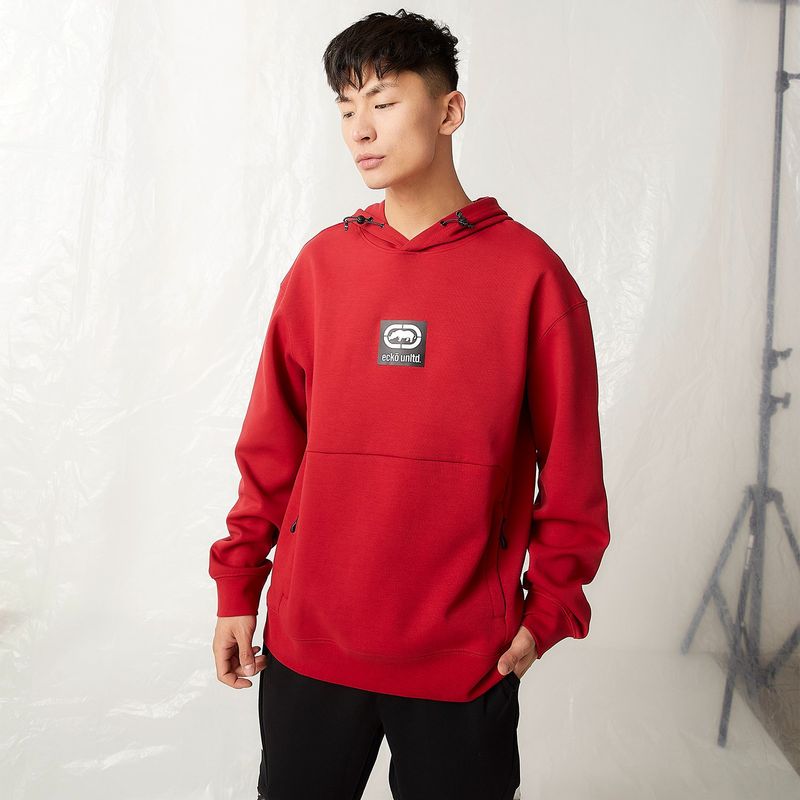 ECKO - Hoodie Hombre Logo de Algodón Ecko