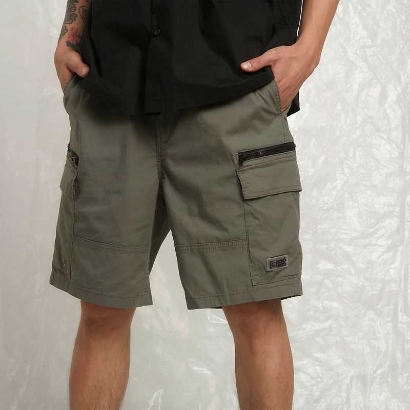 ECKO - Bermuda Hombre Cargo de Algodón Ecko