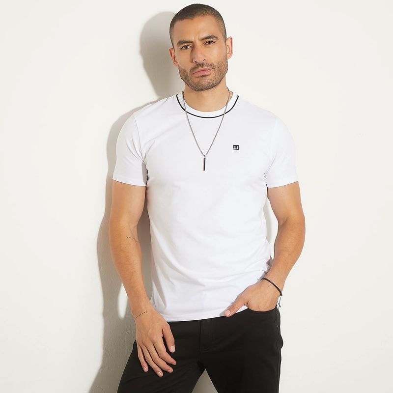 MOSSIMO - Camiseta Hombre Manga corta de Algodón Mossimo