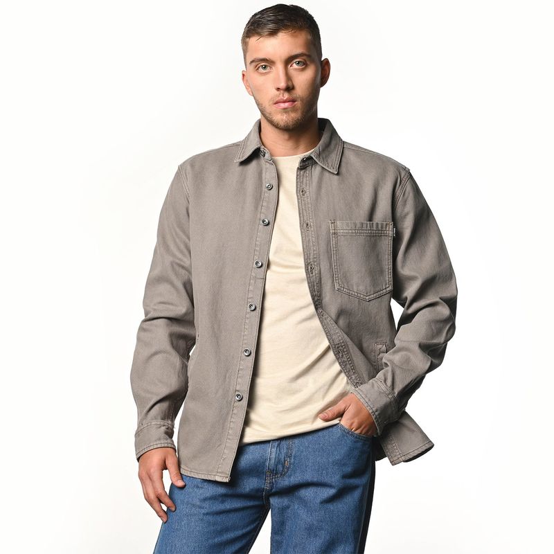 DENIMLAB - Chaqueta de jean Hombre de Algodón Denimlab