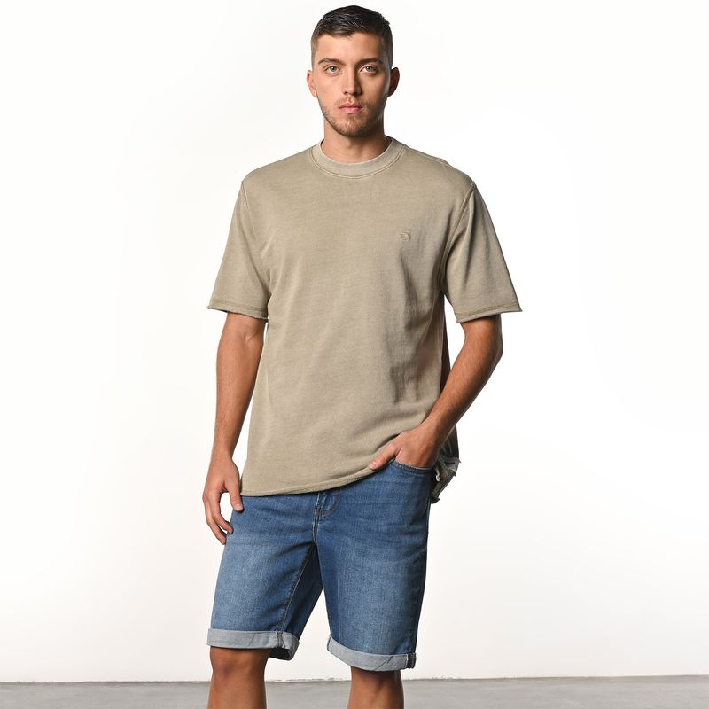 DENIMLAB - Camiseta Hombre Manga corta de Algodón Denimlab
