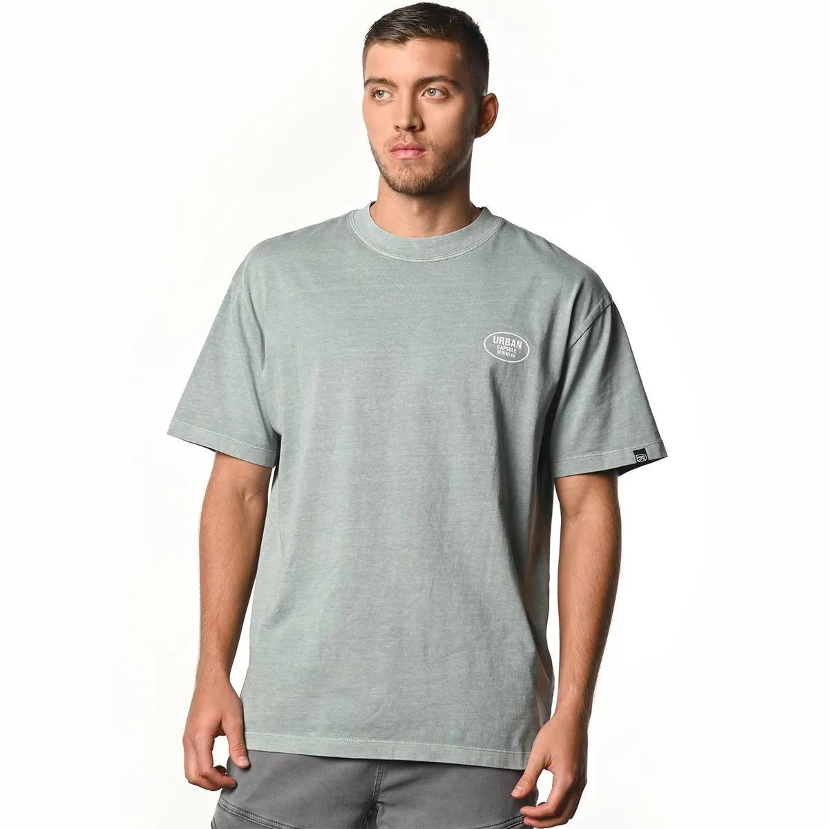 DENIMLAB - Camiseta Hombre Manga corta de Algodón Denimlab