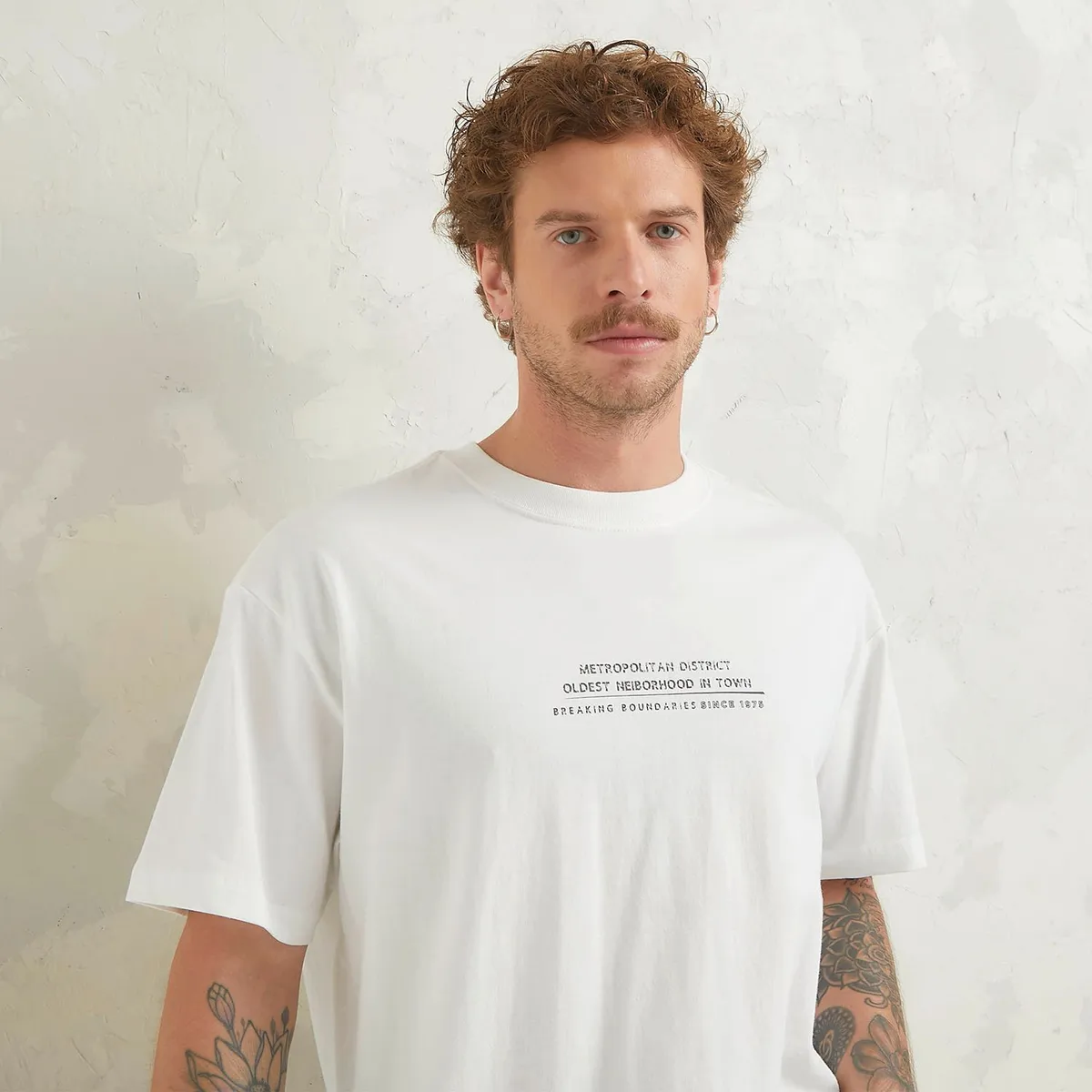 DENIMLAB - Camiseta Hombre Manga corta de Algodón Denimlab