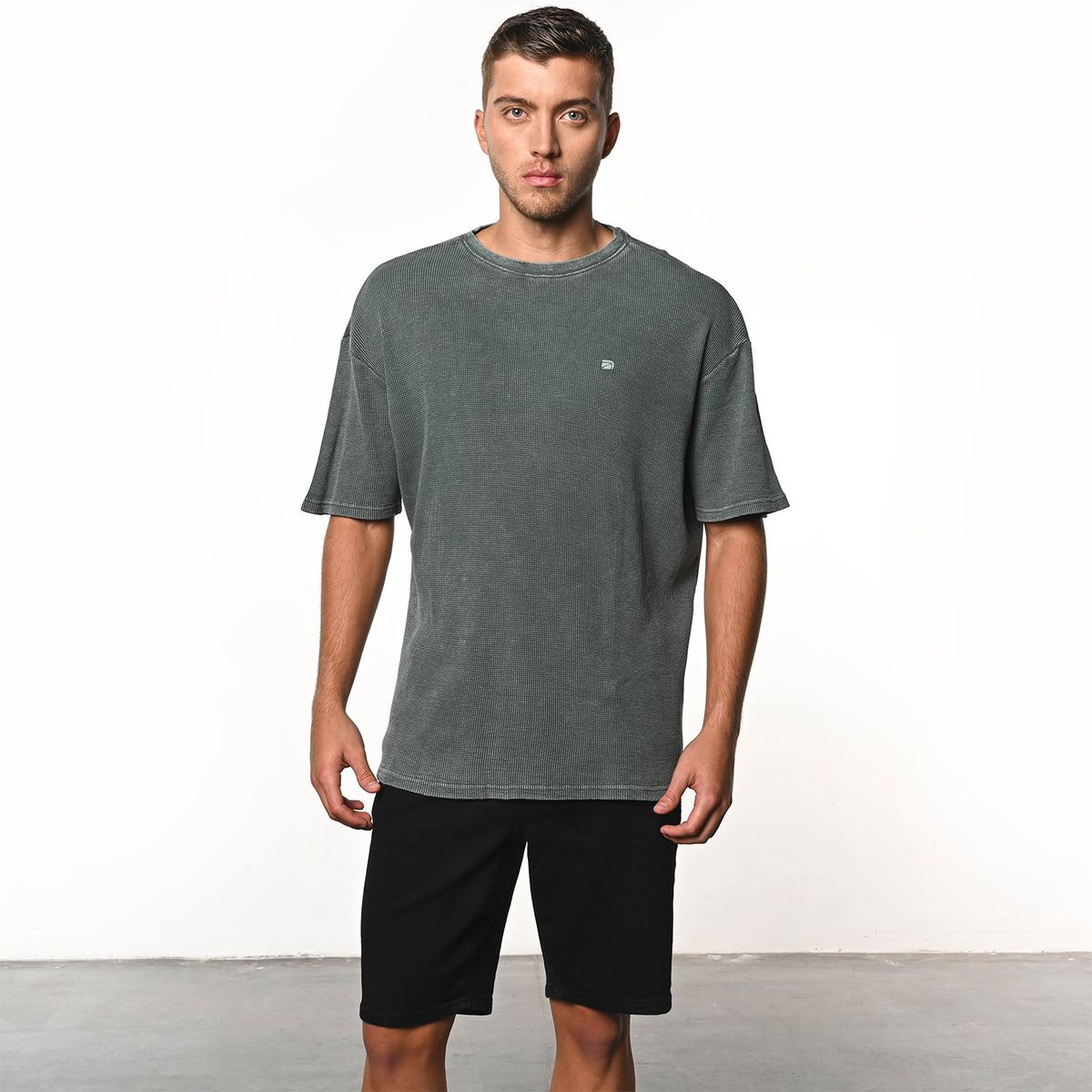 DENIMLAB - Camiseta Hombre Manga corta de Algodón Denimlab