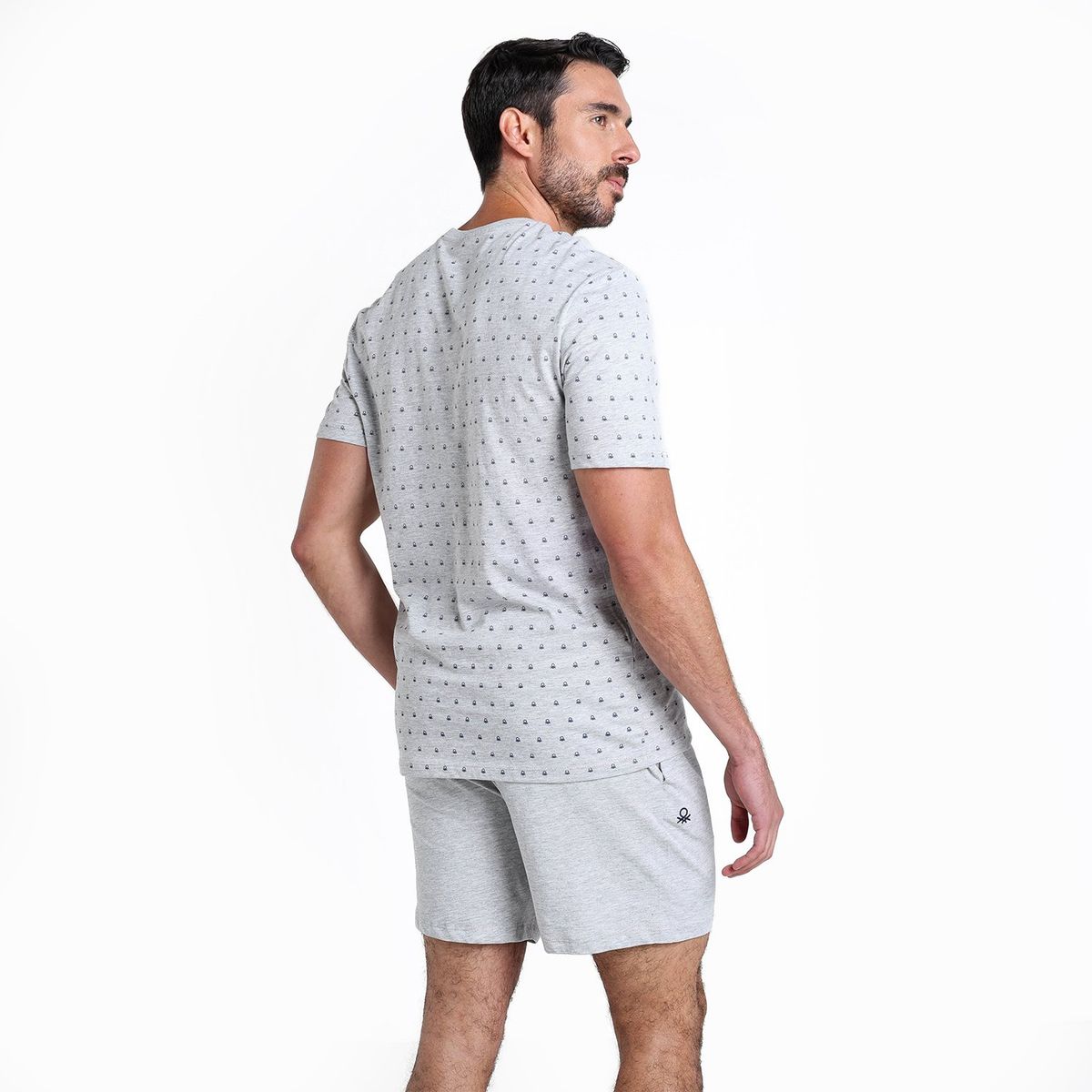 BENETTON - Pijama Hombre Manga corta de Algodón Benetton