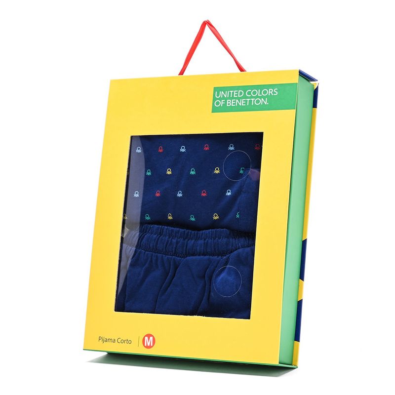 BENETTON - Pijama Hombre Manga corta de Algodón Benetton