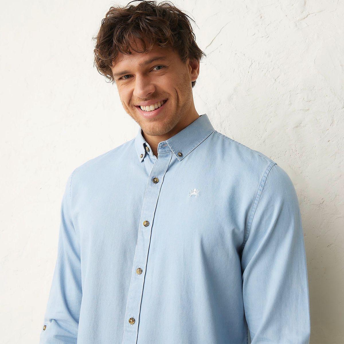 CASCAIS - Camisa Hombre Manga larga Slim de Algodón Cascais.