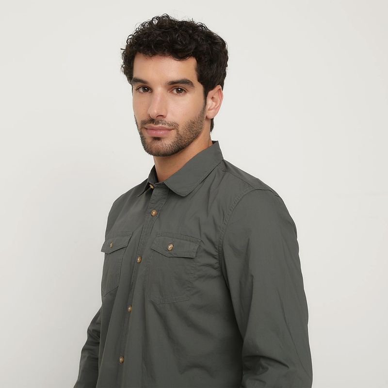 UNIVERSITY CLUB - Camisa Hombre Manga larga de Algodón University Club