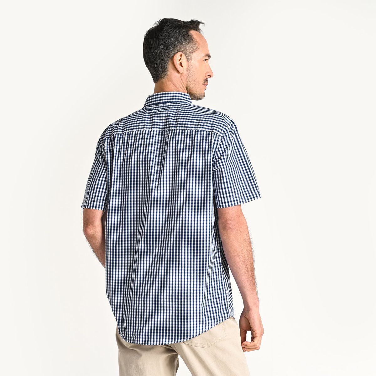 CHRISTIAN LACROIX - Camisa Hombre de Cuadros Manga corta Recto de Algodón Christian Lacroix