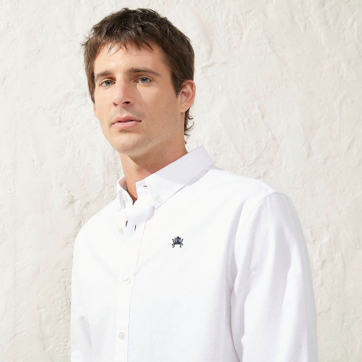 CASCAIS - Camisa Hombre Manga larga Slim de Algodón Cascais.