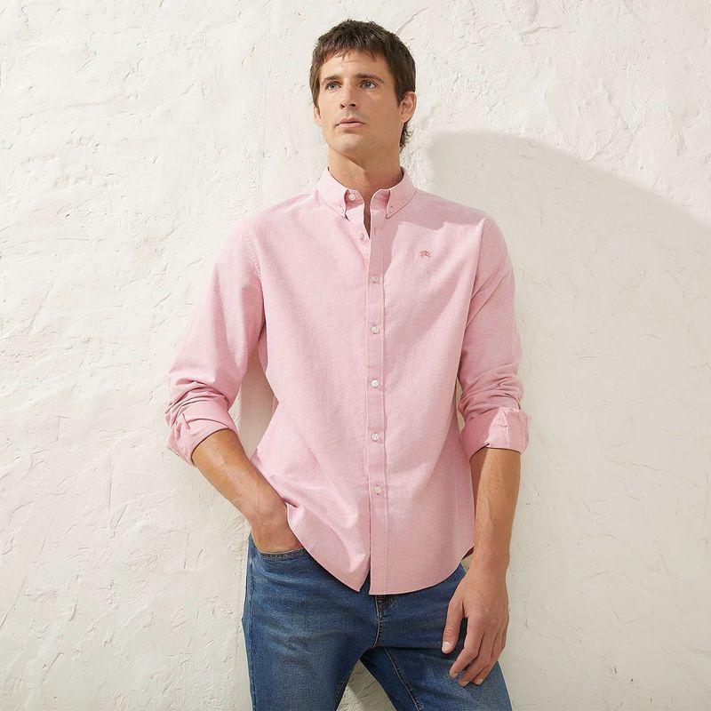 CASCAIS - Camisa Hombre Manga larga Slim de Algodón Cascais.