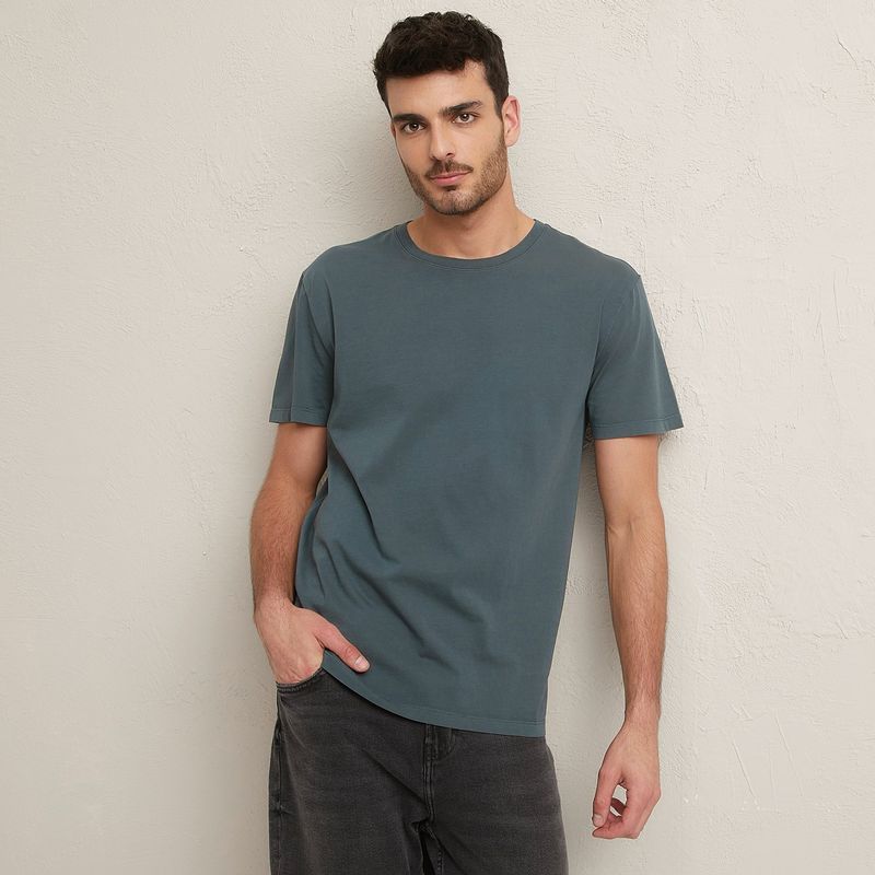 BASEMENT - Camiseta Hombre de Algodón Basement