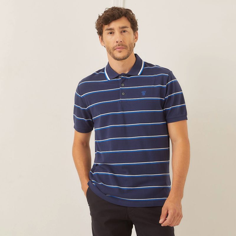 CHRISTIAN LACROIX - Camiseta polo Hombre Manga corta de Rayas de Algodón Christian Lacroix