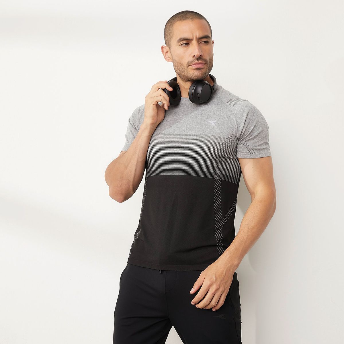 DIADORA - Camiseta Deportiva Hombre Diadora Gimnasio y ejercicio