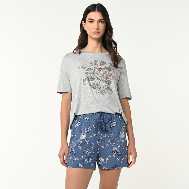 BLU - Short de pijama Mujer Sin mangas Blu