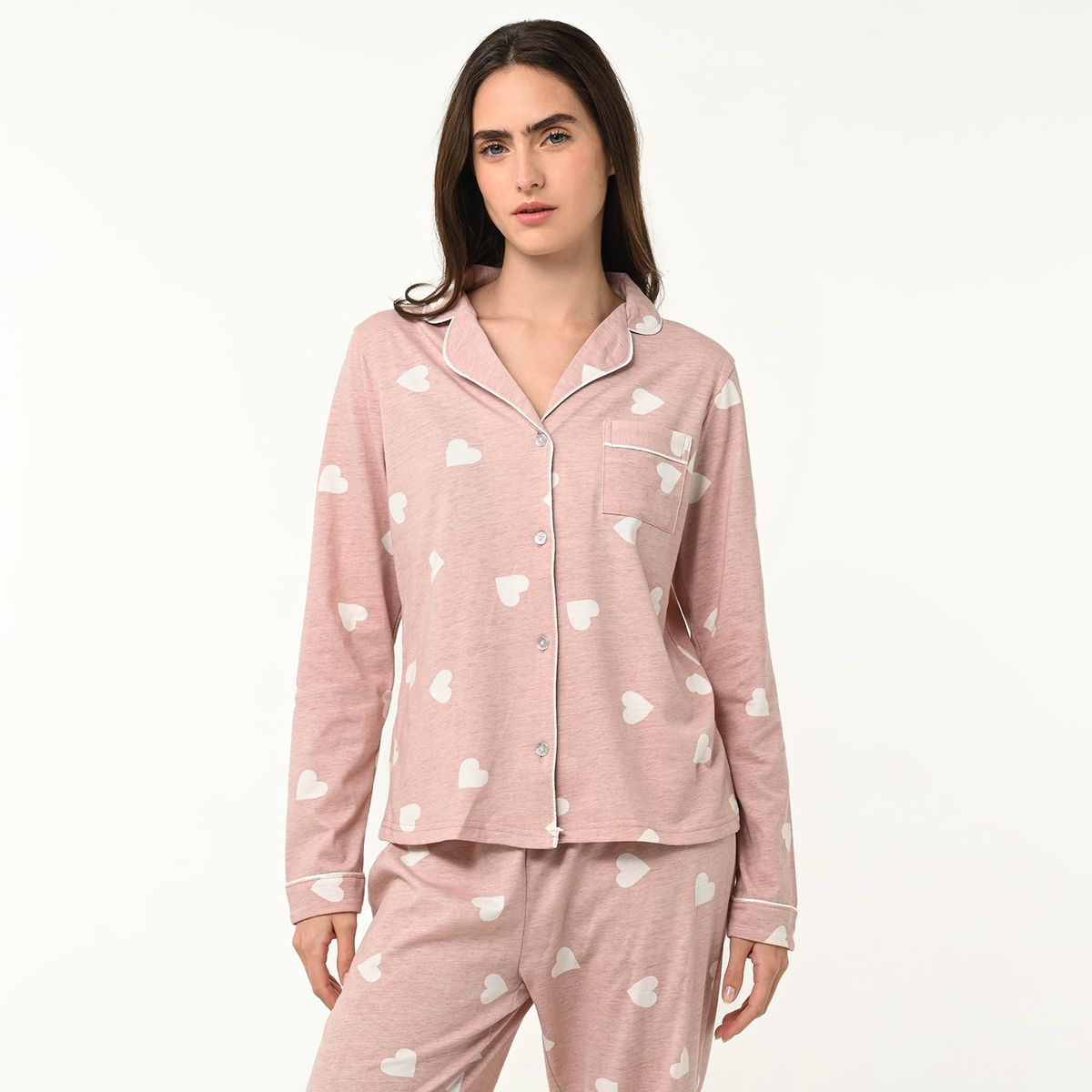 SYBILLA - Conjunto pijama mujer pantalón largo y manga larga Sybilla